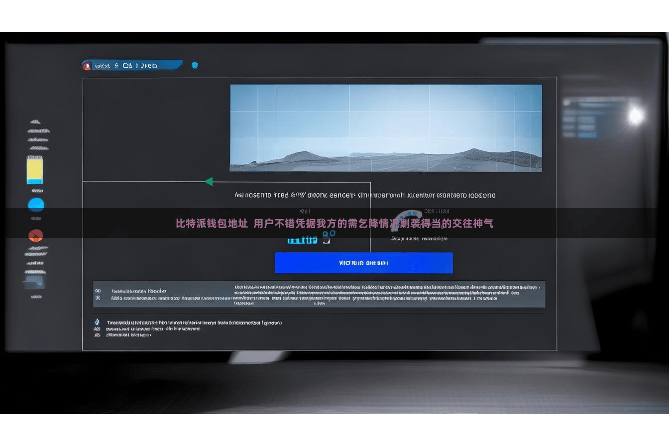 比特派钱包地址 用户不错凭据我方的需乞降情况剿袭得当的交往神气