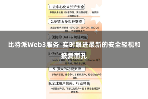比特派Web3服务 实时跟进最新的安全轻视和报复面孔